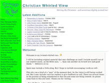 Tablet Screenshot of christianwhirledview.com